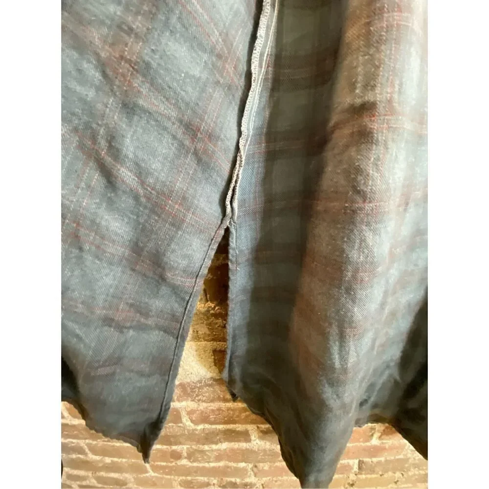 Maurices plaid shawl